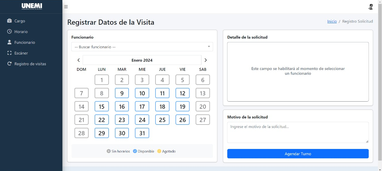 Reserva a visitantes